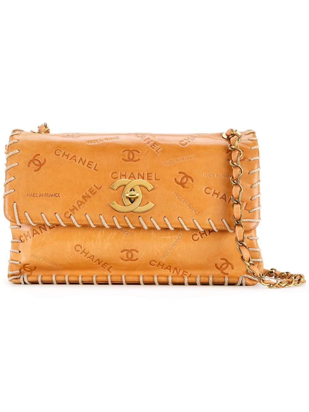 CHANEL Pre-Owned Whipstitch Flap Bag - Farfetch
