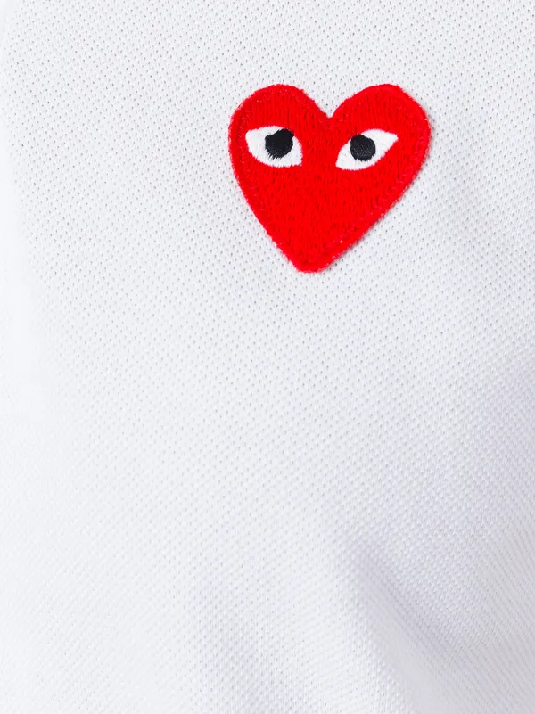 comme des garcons heart patch