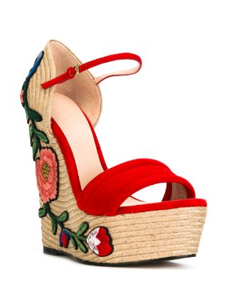 Gucci Espadrille Wedge Sandals - Farfetch