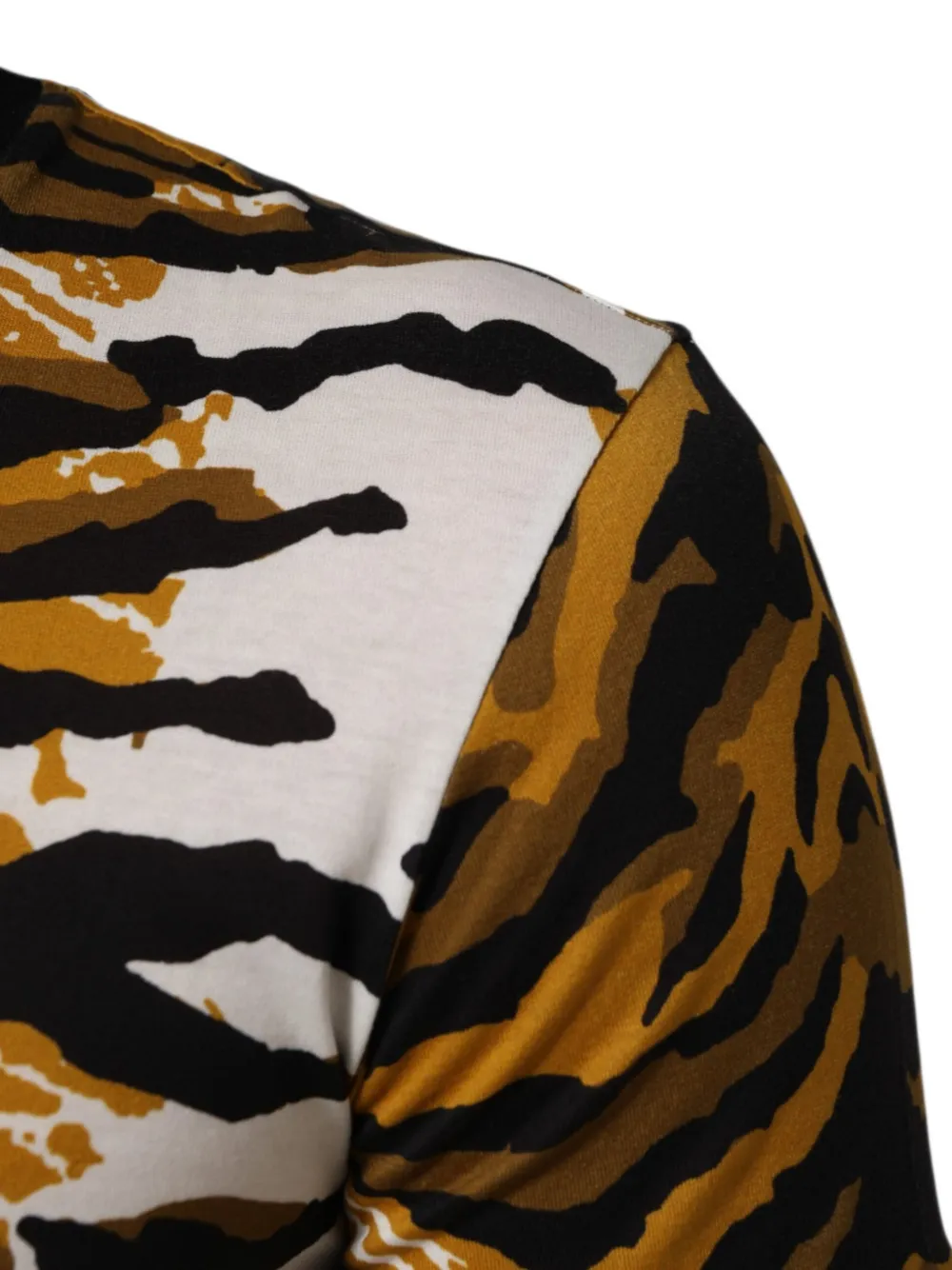 Dolce & Gabbana T-shirt met print en ronde hals Veelkleurig