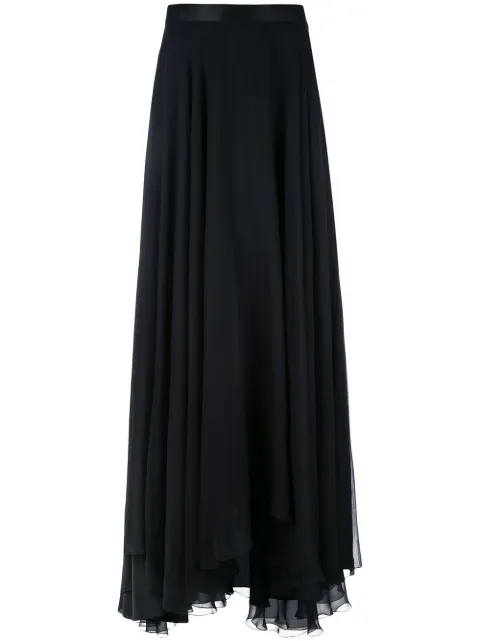 Lanvin pleated draped skirt