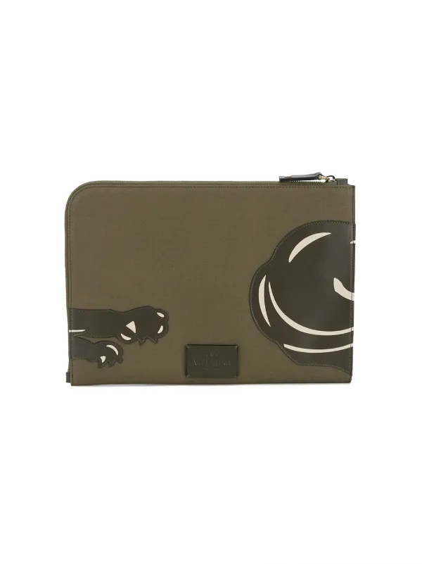 Valentino Garavani パンサークラッチバッグ | グリーン | FARFETCH JP