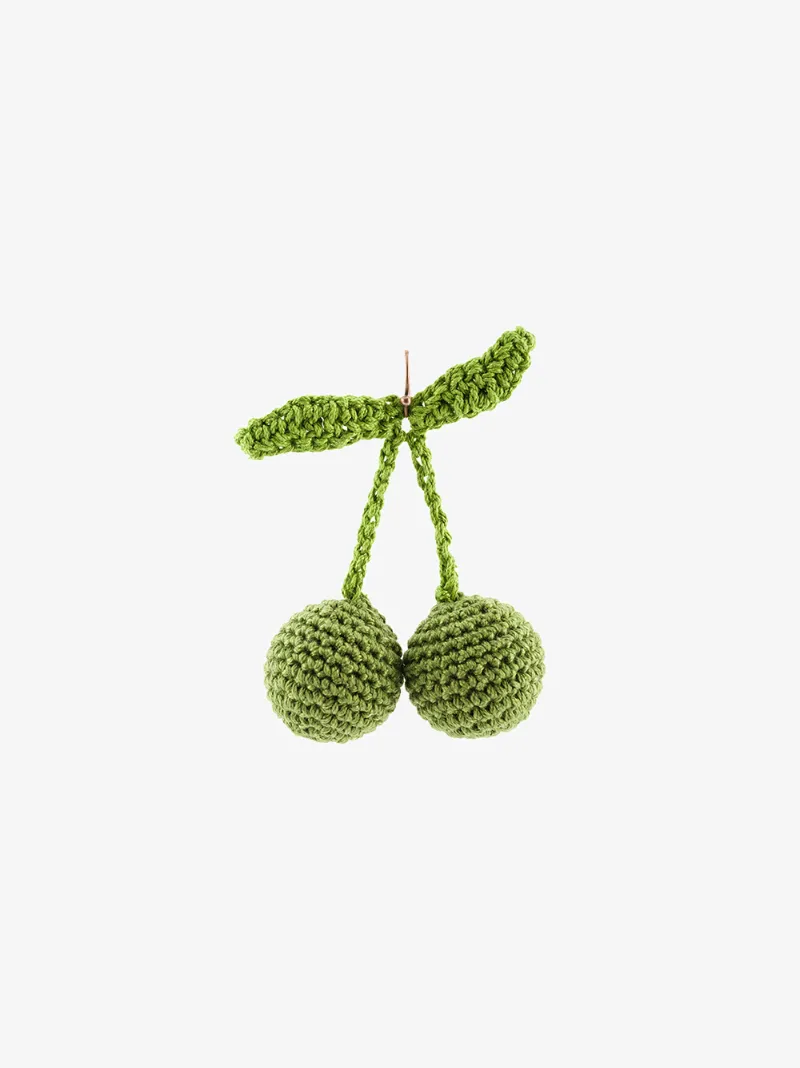 Rosie Assoulin crochet cherry earring