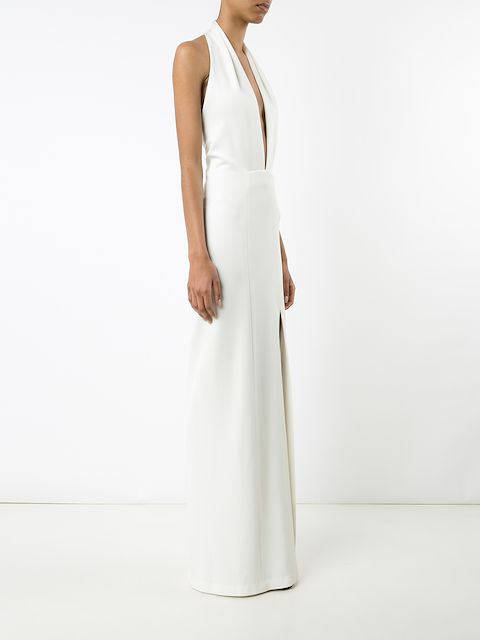 galvan halter neck gown