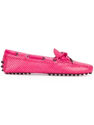 【TOD'S】トッズ　スリッポン　ドライビングシューズ　レザー　新品　ピンク Tod's ドライビングシューズ | ピンク | FARFETCH JP