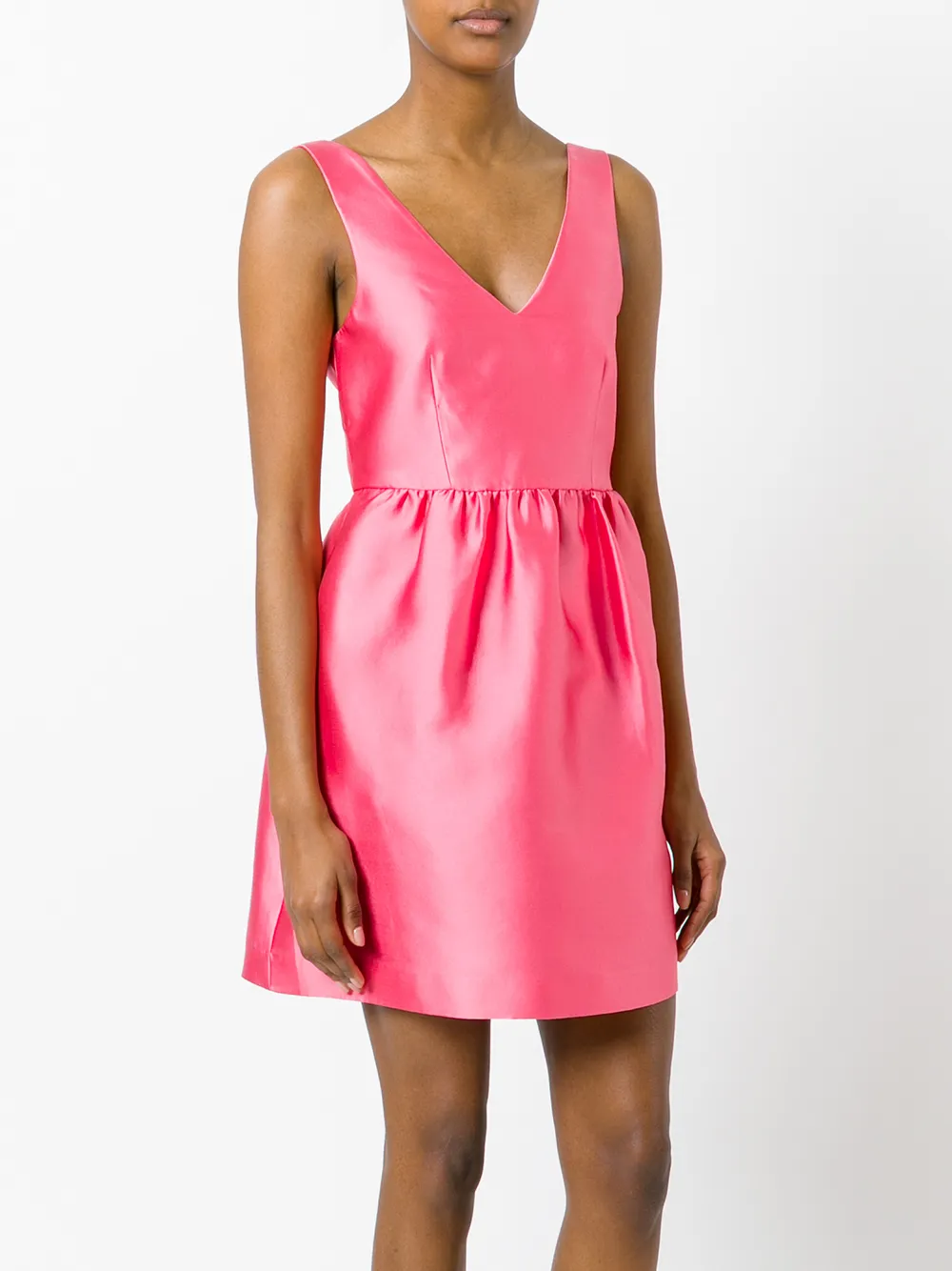 P.A.R.O.S.H. V-neck sleeveless dress Roze