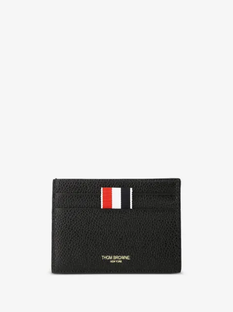 Thom Browne pebbled leather cardholder
