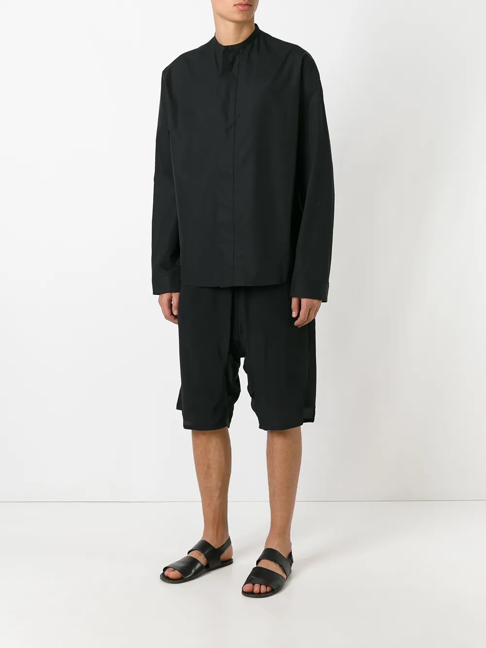 haider ackermann 隐藏开合衬衫