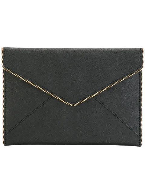 Rebecca Minkoff zip trim clutch 