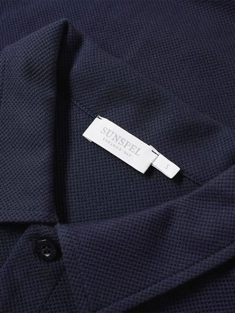 Sunspel Riviera poloshirt Blauw