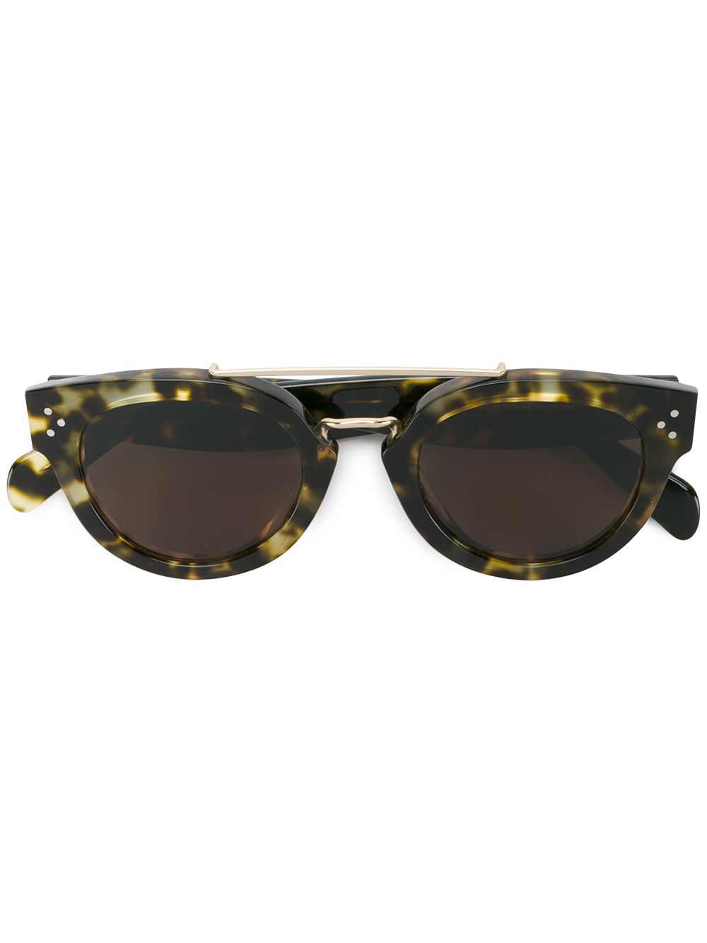 фото Celine eyewear солнцезащитные очки с черепаховой оправой 'havana'
