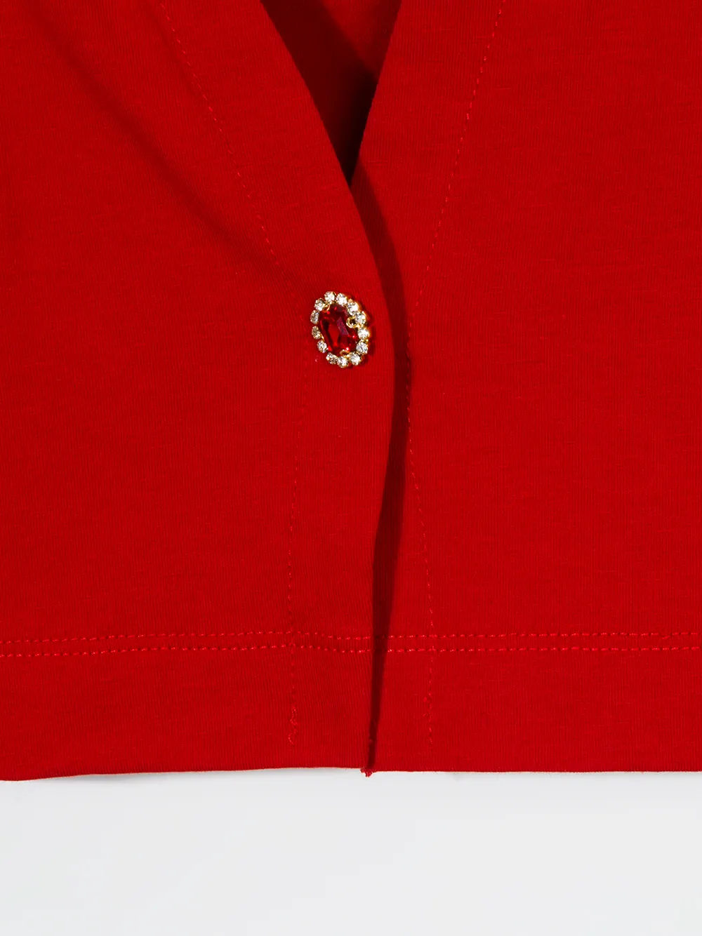 Monnalisa cropped cardigan Rood