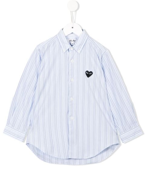 Comme Des Garçons Play Kids striped shirt