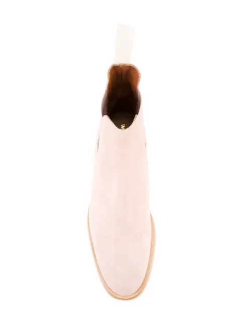 chelsea boots pink sole