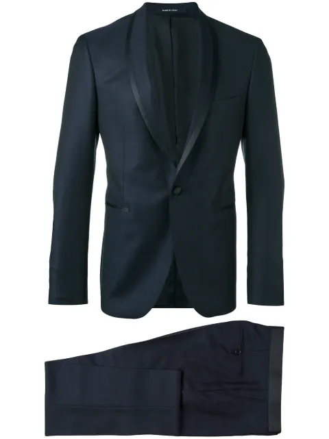 TAGLIATORE SHAWL LAPEL TWO-PIECE SUIT