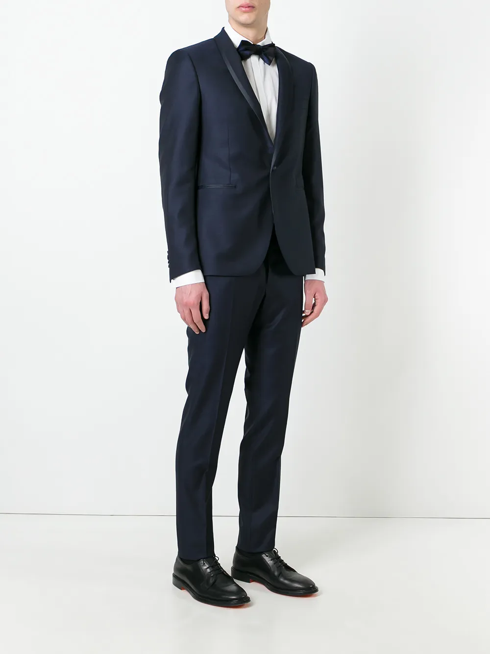 shawl lapel two-piece suit