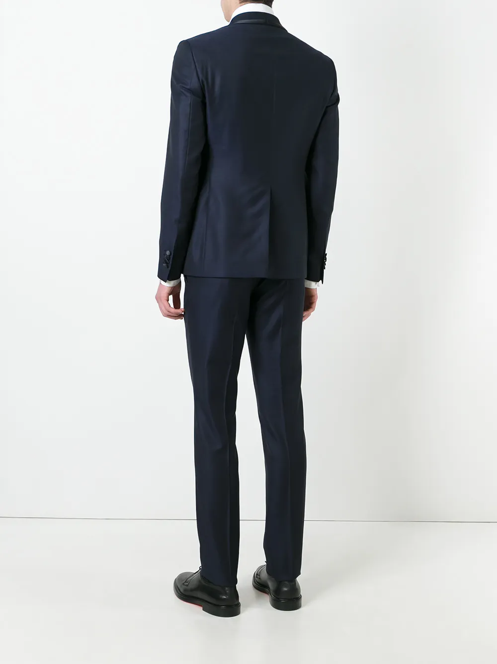shawl lapel two-piece suit