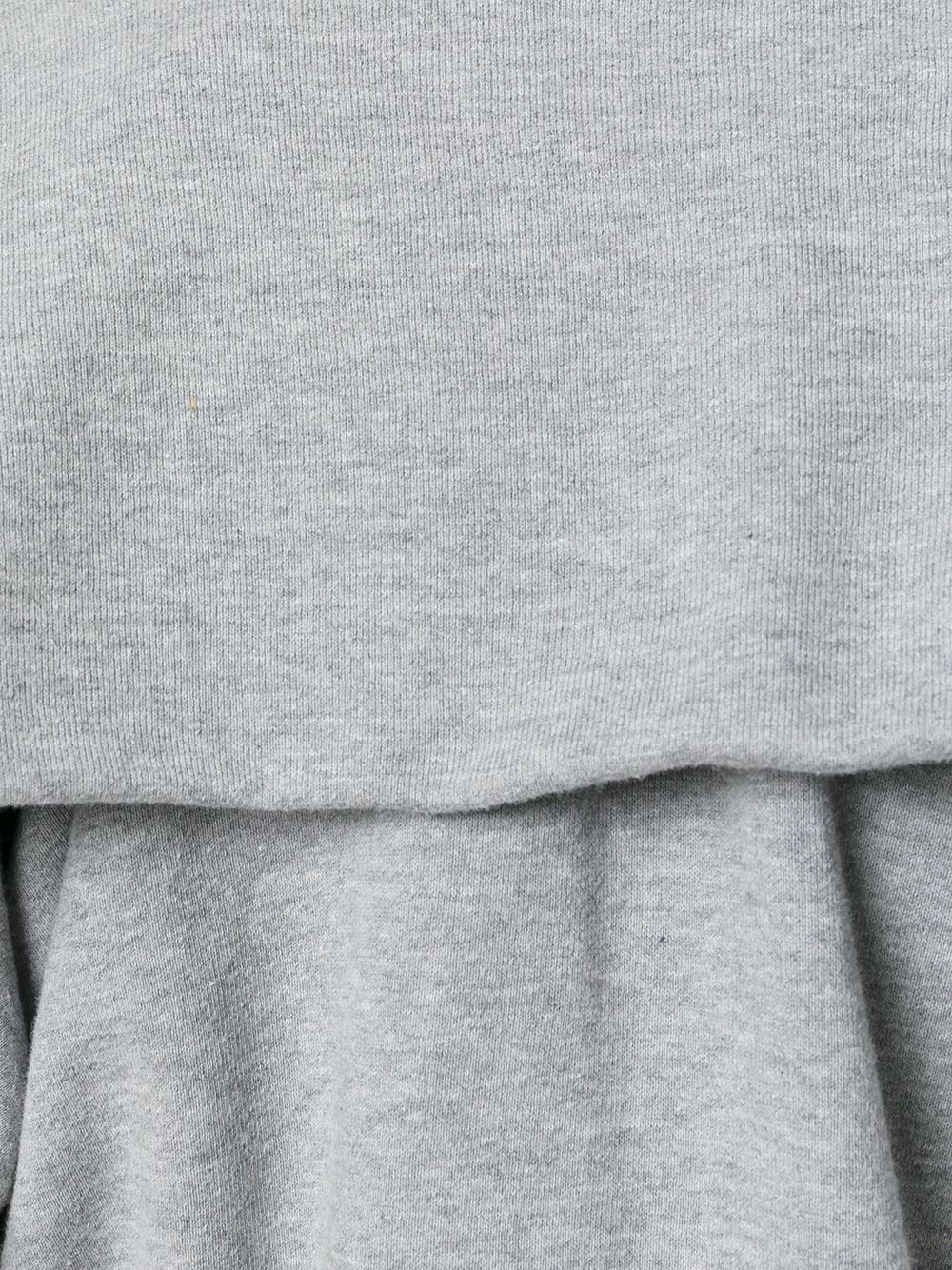 Comme Des Garcons square grey cropped sweatshirt Women