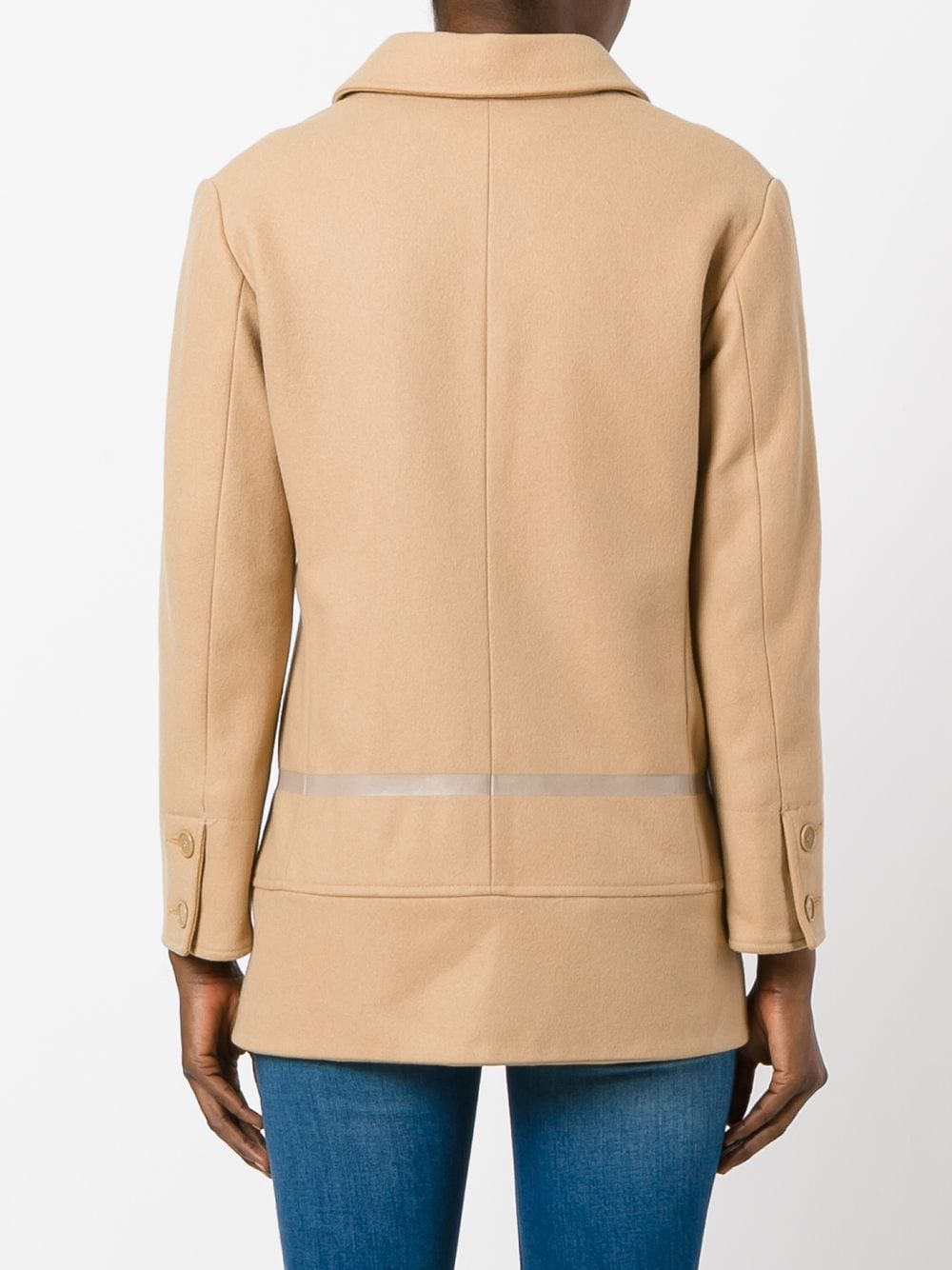 Pre-owned Helmut Lang Single Breasted Coat In Neutrals