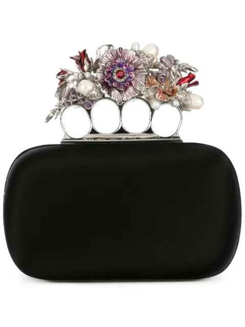 Alexander McQueen Knuckle flower clutch 