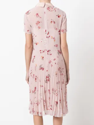 Fleurs Robe Valentino Mi Longue Farfetch À Red cARjL34S5q