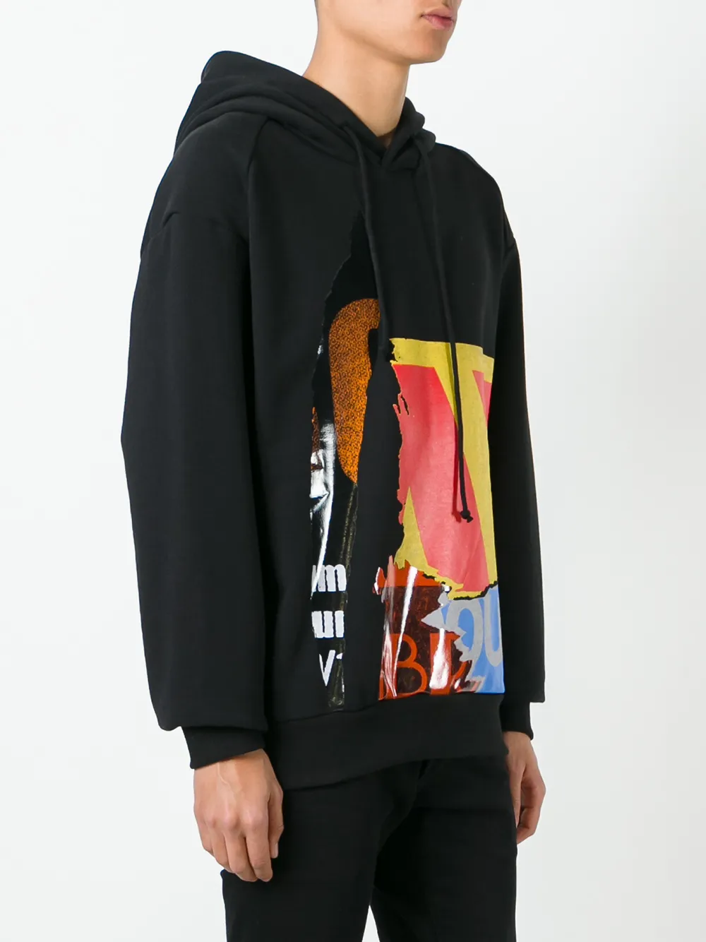  Juun.j Kapuzenpullover Mit Print   Schwarz 