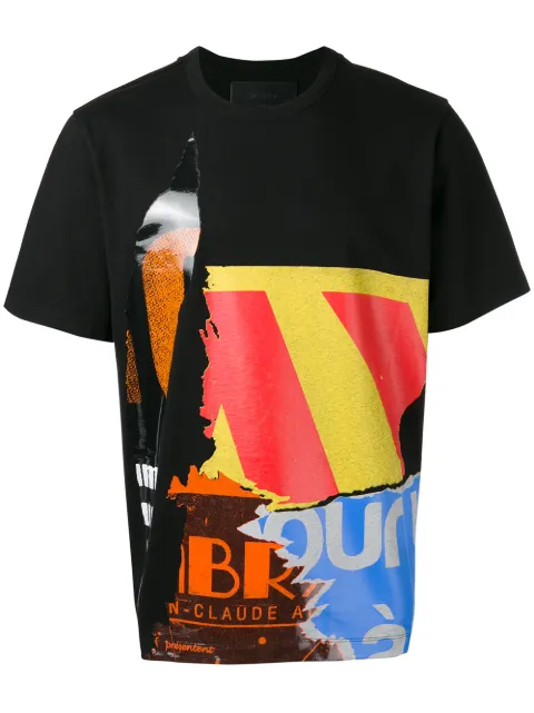Juun.J multi-print T-shirt