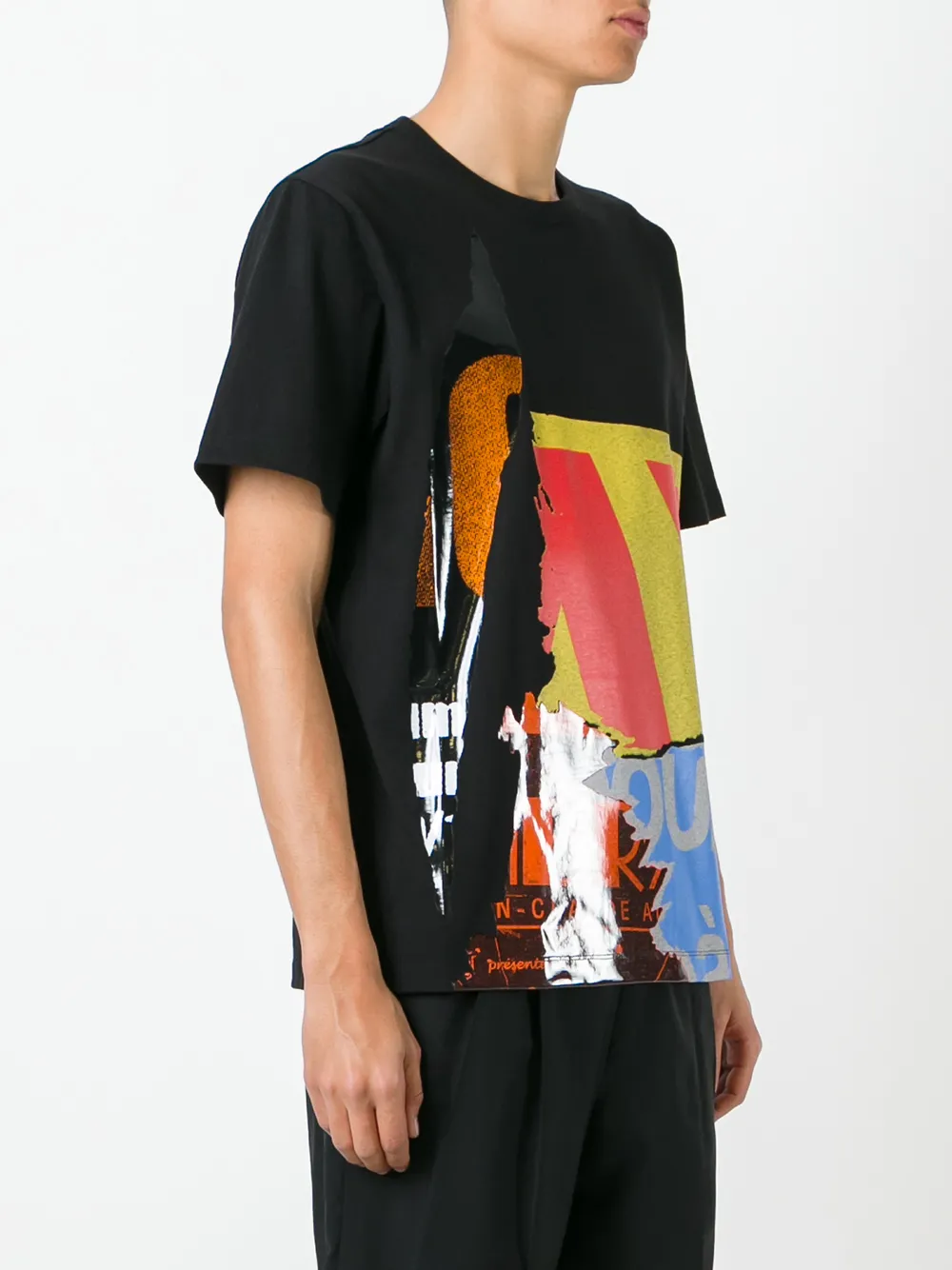  Juun.j T Shirt Mit Print   Schwarz 