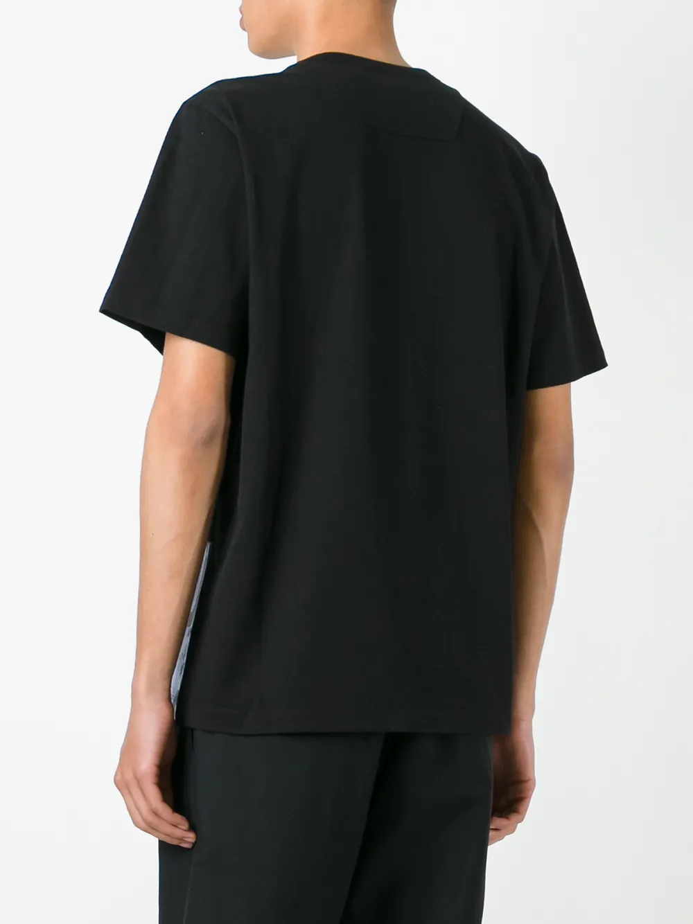 Juun.J multi-print T-shirt Zwart