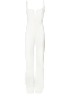 galvan white jumpsuit