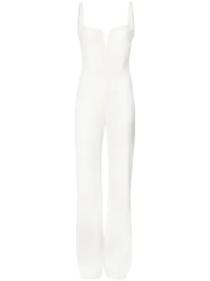 galvan white jumpsuit