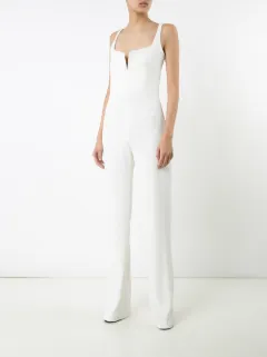 galvan white jumpsuit