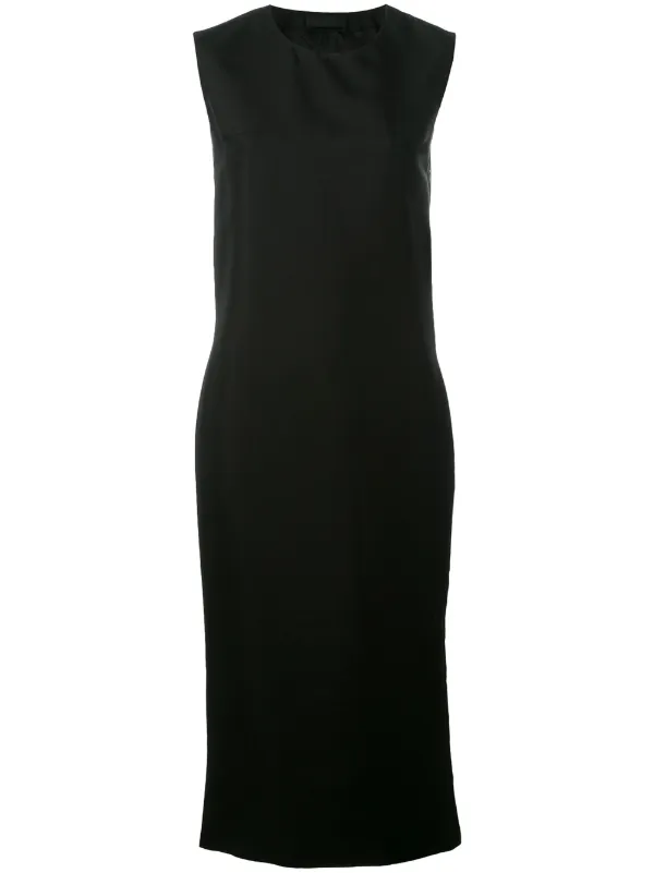 classic black shift dress