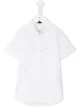 Burberry Kids شعار قميص مطرز