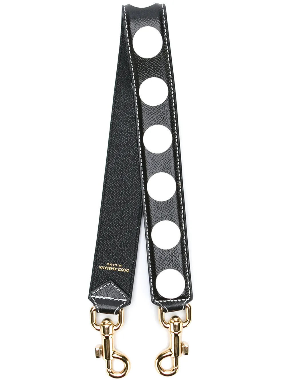 Dolce & Gabbana polka dot bag strap Zwart