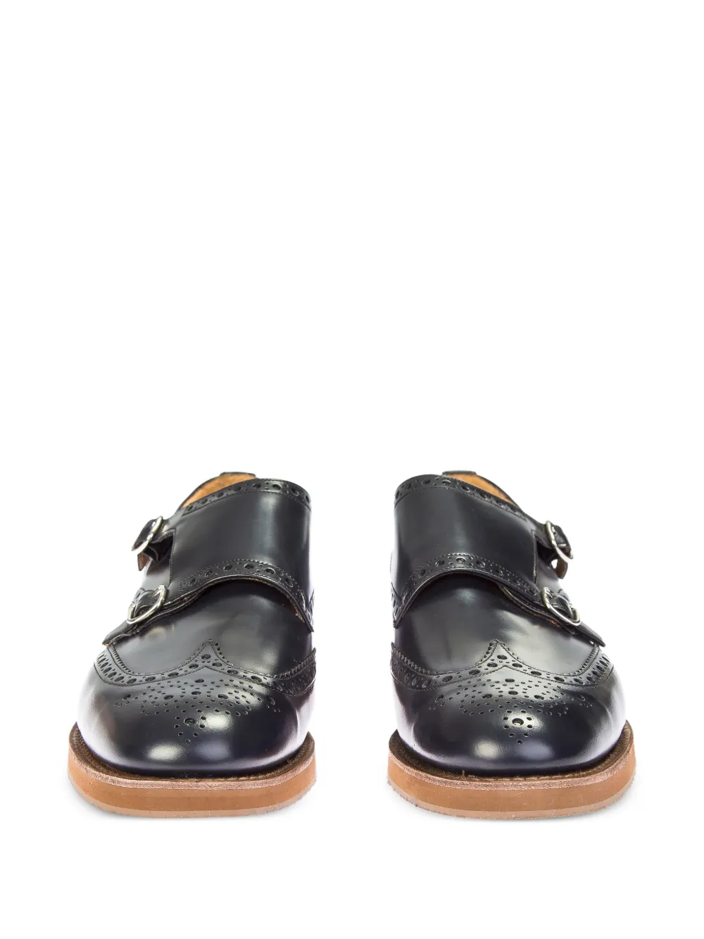  Church's Monk Schuhe Mit Budapestermuster   Schwarz 