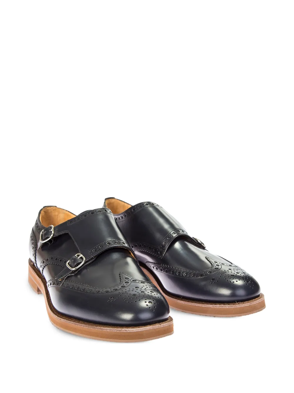  Church's Monk Schuhe Mit Budapestermuster   Schwarz 