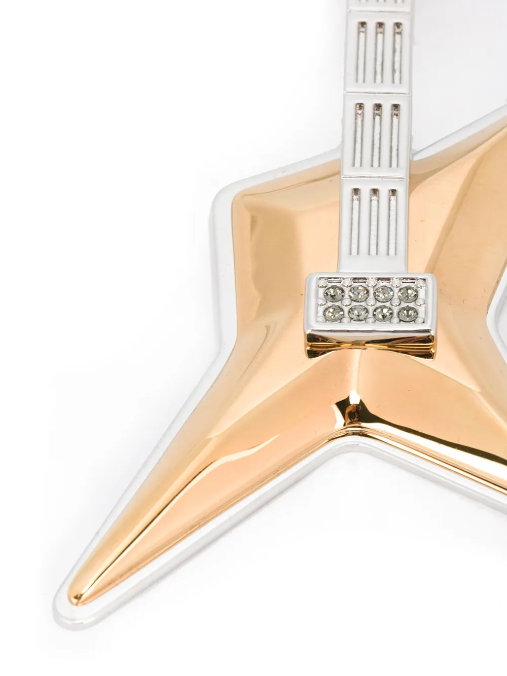 Versace guitar star keyring Metallic
