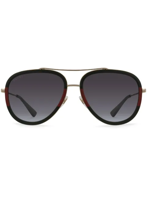 Gucci Eyewear lentes de sol con armazón estilo piloto