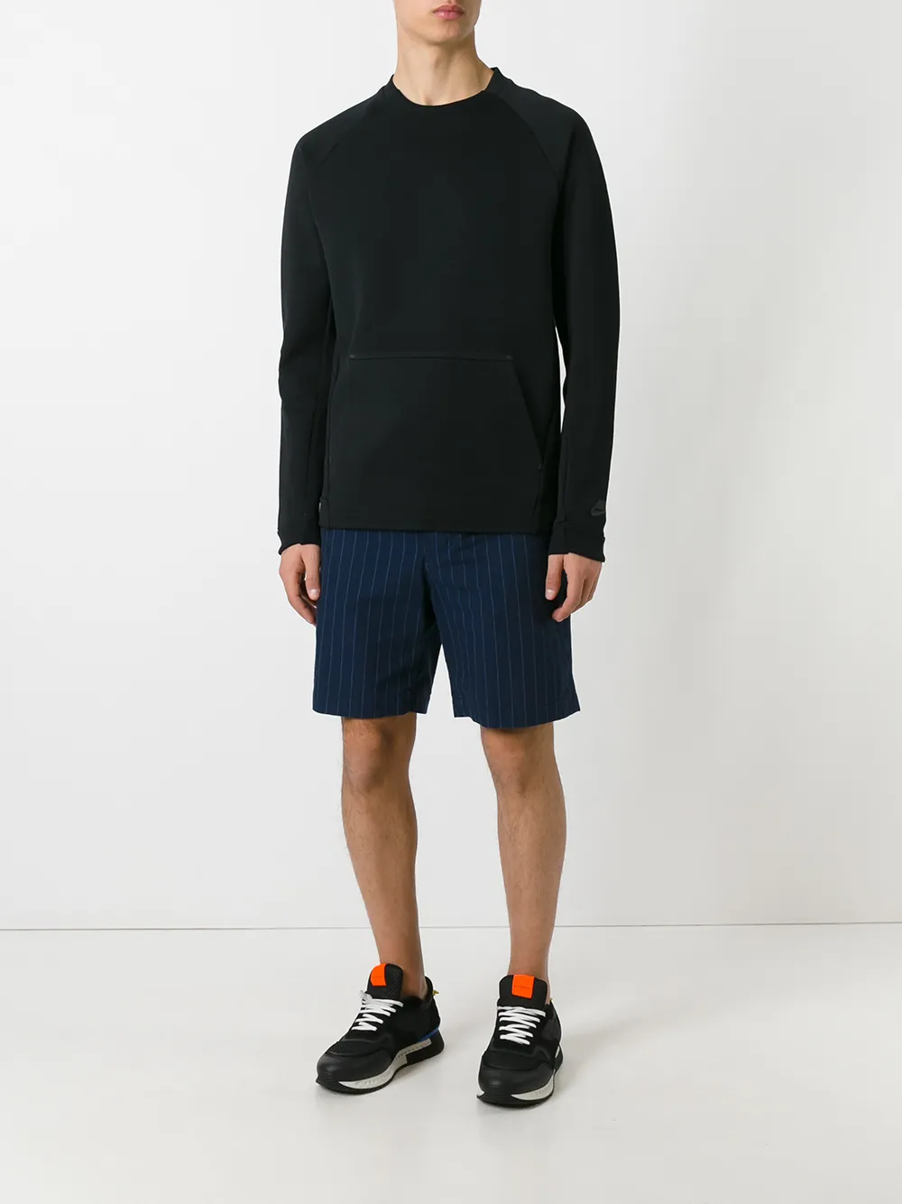Nike tech fleece crew neck sweatshirt - Zwart