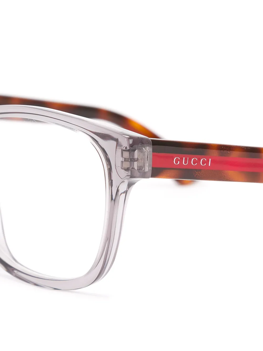 Gucci Eyewear Bril met vierkant montuur Grijs