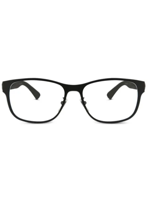 Gucci Eyewear striped detail glasses
