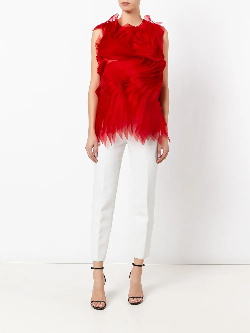 Gianluca Capannolo Isabella ruffled top | Vests & Tank Tops | Image 2