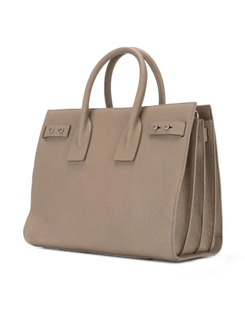 SAINT LAURENT SAINT LAURENT SMALL SAC DE JOUR TOTE - NEUTRALS