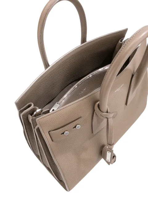 SAINT LAURENT SAINT LAURENT SMALL SAC DE JOUR TOTE - NEUTRALS