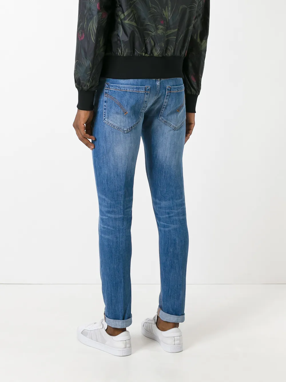 DONDUP stonewashed skinny jeans Blauw