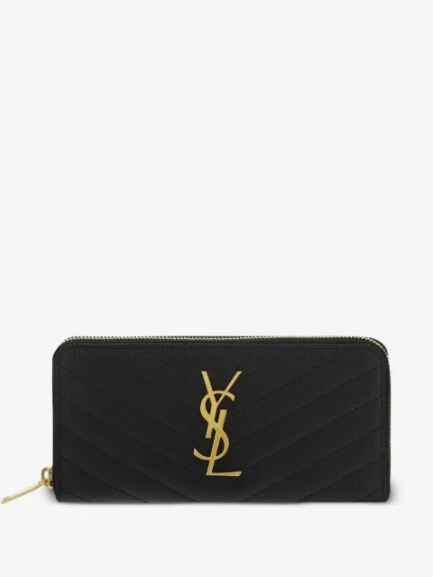 Saint Laurent Cassandre zip-around wallet