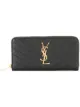 الصورة 1 من Saint Laurent محفظة بطبعة حروف حول بسحاب