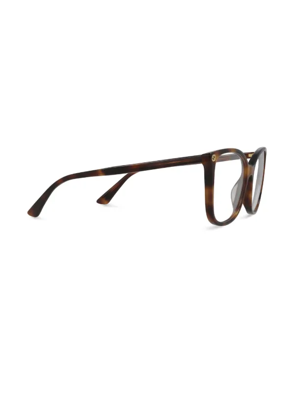 Gucci Eyewear べっ甲柄 眼鏡フレーム 通販 - FARFETCH