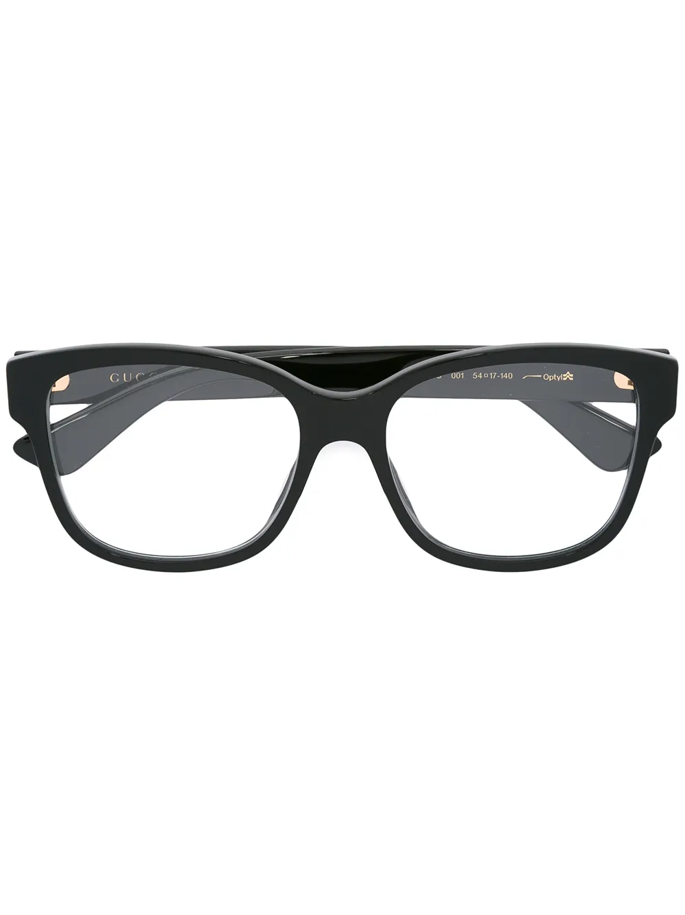 Gucci Eyewear square frame glasses | negro | Image 1